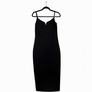 Body Contour V-Wire Sleeveless Midi Dress